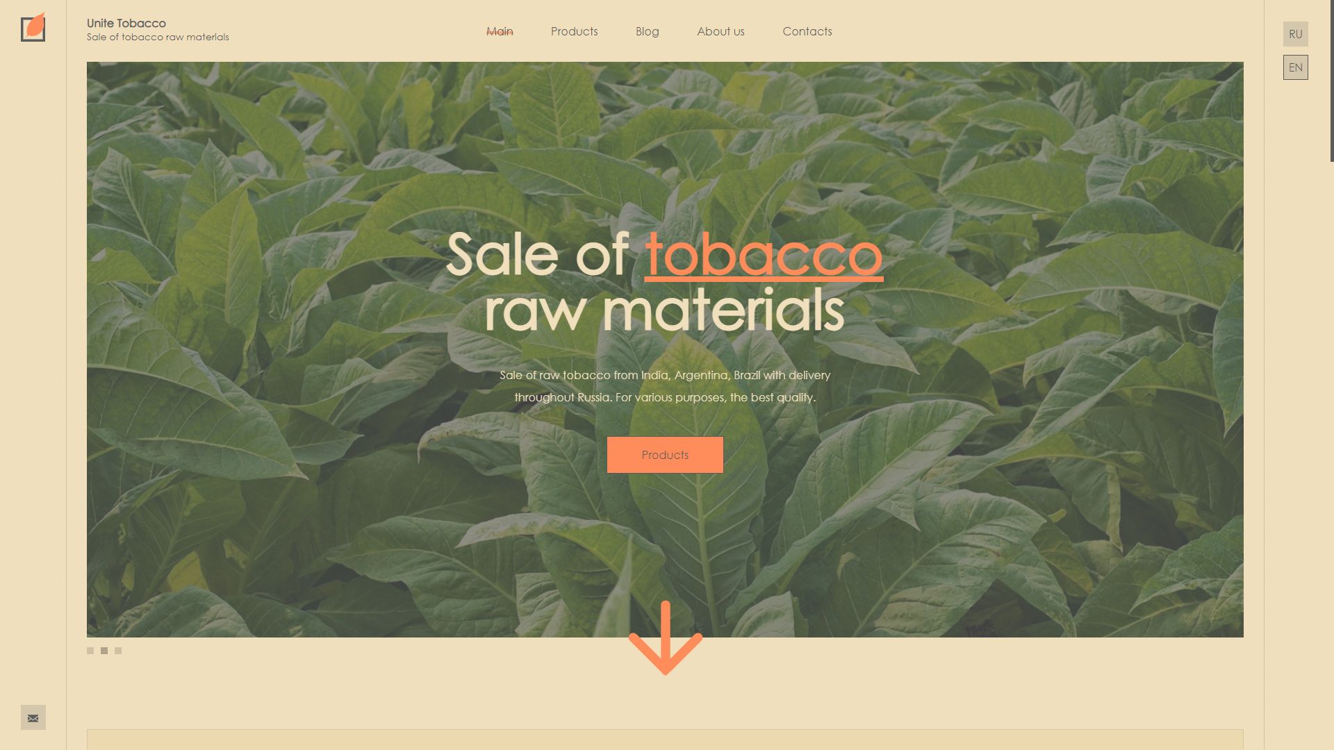 Unitetobacco website